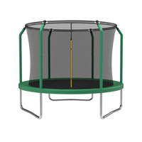 Tapis de saut robuste et coussin de protection pour trampoline, trampoline pour enfants, trampoline d'extérieur et d'intérieur avec filet de sécurité