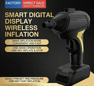 Compresseur d'air <span class=keywords><strong>électrique</strong></span> multifonction <span class=keywords><strong>12V</strong></span>, <span class=keywords><strong>gonfleur</strong></span> de pneus, manomètre numérique, 35L/min, gonflage rapide pour pneus de voiture et de moto - Product Image 3