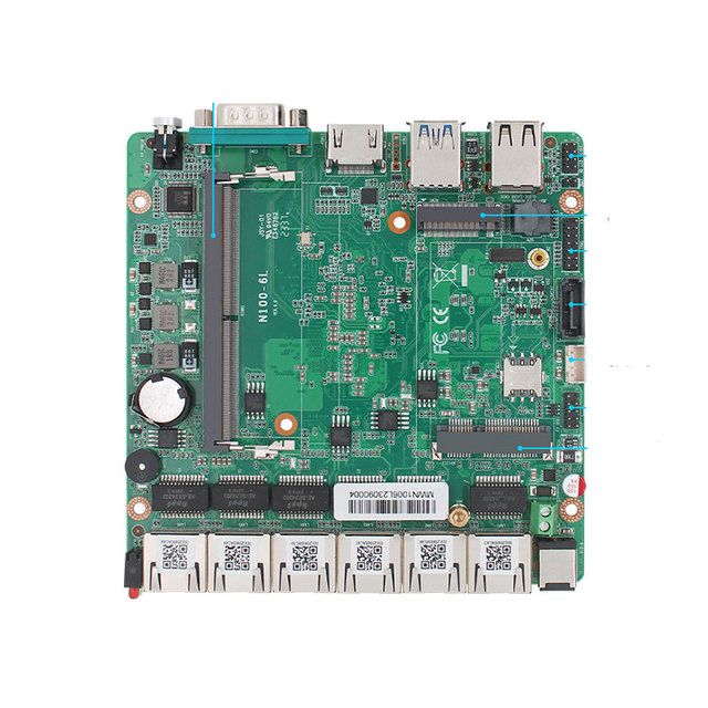 NANO ITX Industrial Motherboard Intel Alderlake-N N100/N95/N97 CPUs Single Memory Integrated SATA for New Server Applications