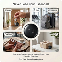 Localizador Inteligente Universal para Objetos de Plástico, Resistente al Agua IP67, Antipérdida, para Llaves, Cartera, Equipaje y Objetos Diarios
