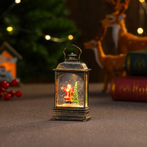 Nouveauté, lampe à vent en plastique rétro de Noël, étanche IP44, fonctionnant sur piles, ornement de table, lumière LED, cadeau de Noël pour enfants - Product Image 5