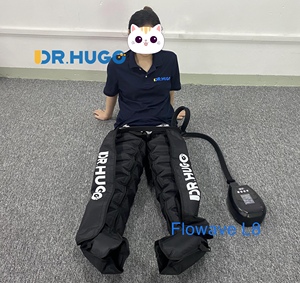 Botas de Compresión DR.HUGO Flowave L8 para Piernas, Masajeador Eléctrico de Piernas con Compresión de Aire y Sistema de Terapia de 8 Cámaras - Product Image 3