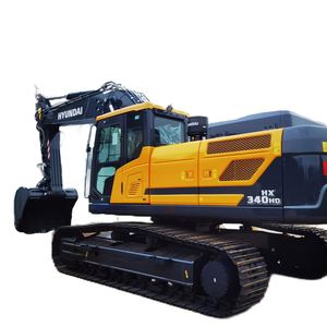 รถขุดไฮดรอลิกฮุนได HX340 ผลิตในเกาหลีใต้ ราคาถูก รุ่น HX340HD HX340HDTracked น้ำหนัก 34 ตัน รถขุดฮุนได 340HD HX340 - Product Image 1