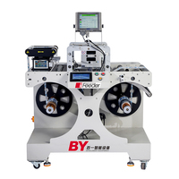 Mini máquina rebobinadora de bobina superventas e impresora de inyección de tinta plotter de 2 cabezales