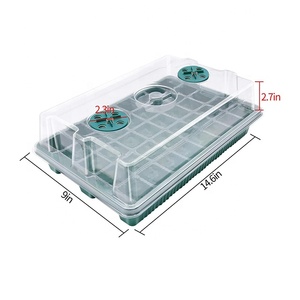 Couvercle Plateau <span class=keywords><strong>Semis</strong></span> Propagateur Kit Pots De Culture De Semences <span class=keywords><strong>Pot</strong></span> <span class=keywords><strong>En</strong></span> <span class=keywords><strong>Plastique</strong></span> Pas Cher Jardin Pépinière Fleur Plante Led Lampe Mini Cultiver Plateaux De <span class=keywords><strong>Semis</strong></span> - Product Image 4