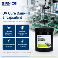 Adhésif de scellement UV monocomposant haute viscosité sans coulée pour emballage de puces PCB et applications automobiles CS3001