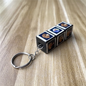 Cubo mágico giratorio con logotipo de diseño personalizado, cubo mágico de lectura con pegatina - Product Image 2