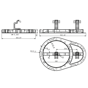Fongko tự lưu trữ đơn vị điện cực sử dụng sợi lưu trữ đơn vị PP + chống UV sợi quang cáp nhựa lưu trữ sợi kệ - Product Image 5