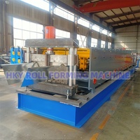 Russie K Q Span Roll Forming Machine 800 610 680 305 UBM ABM MIC 120 240 Arche Toiture Portée Faisant La Machine