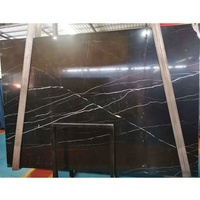 Marbre Nero Marquina noir poli moderne de qualité supérieure, prix au mètre carré, avec veines blanches, pour carrelage de sol et plan de travail de villa