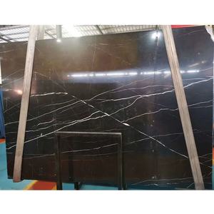 Премиум черный мрамор Nero Marquina цена за квадратный метр с белыми прожилками для напольной плитки и столешницы - Product Image 4