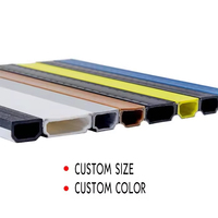 Usunk 19A Barre d'espacement à bord chaud pliable en acier inoxydable - Durable, installation facile, design moderne, garantie 5 ans, pour fenêtres et portes