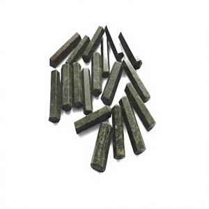 Pierre précieuse de jaspe vert naturel, pointe de crayon polie, bâton de cristal, pierre de guérison Reiki, décoration d'intérieur - Product Image 2