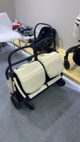 Sièges doubles à poussée simultanée, cabine spacieuse, idéal pour les familles à deux enfants, personnalisation en gros disponible en usine (OEM/ODM)