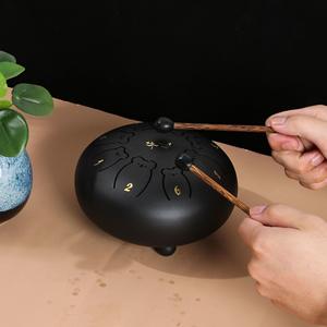 Tambor <span class=keywords><strong>de</strong></span> Lengua <span class=keywords><strong>de</strong></span> Acero Portátil <span class=keywords><strong>de</strong></span> 6 Pulgadas y 8 Notas, Estilo Oso, Címbalo <span class=keywords><strong>de</strong></span> Mano, Tambor Etéreo, Instrumento <span class=keywords><strong>de</strong></span> Percusión, Venta al por Mayor - Product Image 3