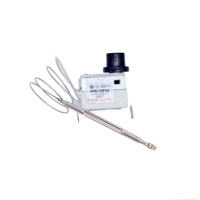 Thermostat capillaire électrique en acier Régulateur de température d'expansion de liquide pour usage domestique pour four à frire Air