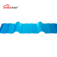 Feuille ondulée en polycarbonate résistant aux chocs pour feuille de toiture