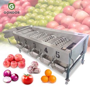 Machine de calibrage à tambour pour le lavage des grandes châtaignes, mangostains, papayes, champignons, noix d'areca, pommes de terre, tomates et concombres - Product Image 1