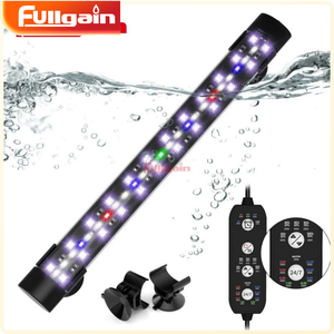 Fullgain FG180 Hidup/mati otomatis spektrum penuh lampu akuarium sepeda 24/7 WRGB antiair IP68 5050 + 2835 LEDS 5 Set Timer - Product Image 1