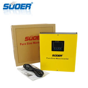 อินเวอร์เตอร์ไฮบริดพลังงานแสงอาทิตย์ <span class=keywords><strong>Suoer</strong></span> 12v 1500VA <span class=keywords><strong>1000W</strong></span> 1000 วัตต์ 1KW 3KW 5KW พร้อมเครื่องชาร์จไฟฟ้ากระแสสลับ 20A อินเวอร์เตอร์คลื่นไซน์บริสุทธิ์ - Product Image 5
