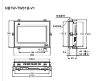 Terminal programable con pantalla táctil HMI NB7W-TW00B-V1 NB7W-TW01B-V1 NB10W-TW00B-V1 NB10W-TW01B-V1 para automatización industrial PLC