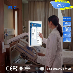 Terminal de visualisation EHR au chevet avec écran tactile et panneau anti-reflet à large angle de vue pour la gestion des données patient - Product Image 1