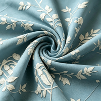 Tissu Jacquard Brocart 100% Polyester Écologique Teint, Poids Moyen, Tissé, Doux, Résistant à la Déchirure, 98 pouces – Fabricant