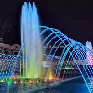 Fontana Scintillante Senza Piscina, Elemento Acquatico Sicuro, Decorazione Atmosferica per Strade Pedonali, Fontana in Acciaio Inossidabile - Product Image 3