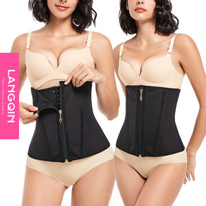 Corsé de entrenamiento de cintura colombiano, faja de compresión doble, corsé adelgazante transpirable, funda de Control para estómago plano, vientre plano - Product Image 2