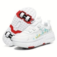 Chaussures à roulettes détachables à double usage pour enfants, respirantes et légères, pour garçons et filles, patinage en plein air