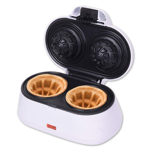 Máquina <span class=keywords><strong>para</strong></span> Hacer Waffles Dobles Aifa, Metálica, Ecológica, Blanca, de 2 Piezas, <span class=keywords><strong>para</strong></span> Waffles Belgas en Cuestión de Minutos, <span class=keywords><strong>para</strong></span> Servir Helado y Fruta - Product Image 1