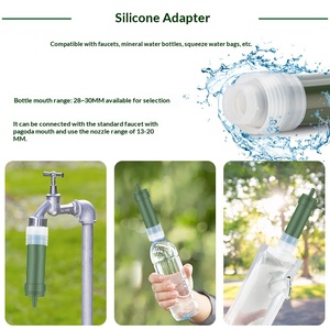 Paille filtrante à eau portable pour le camping en plein air, <span class=keywords><strong>kit</strong></span> de survie d'urgence - Product Image 2