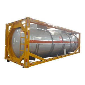 Conteneur-citerne ISO 20FT 40FT pour marchandises inflammables et dangereuses, citerne en acier inoxydable SS316L pour le transport de liquides dangereux - Product Image 4