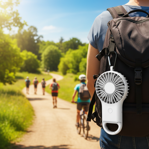 Ventilateur de poche sans fil électrique rechargeable, mini, pratique, nouveau design, vente en gros d'usine, <span class=keywords><strong>pas</strong></span> <span class=keywords><strong>cher</strong></span> - Product Image 1