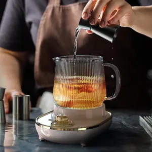 חכם בית ספל חם טמפרטורת בקרת נייד קפה תה בריאות חשמלי תבשיל כוס משרד חשמלי זכוכית קומקומים