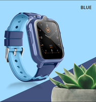 Montre connectée pour enfants 4G en vente flash, écran tactile carré de 1,69 pouce, étanche IP67, double caméra, appel vidéo, GPS Android, carte SIM, KT18Pro