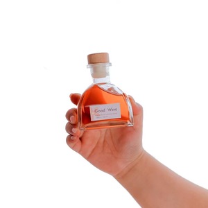 50ML transparent mini glass juice bottle for wine packaging bottles