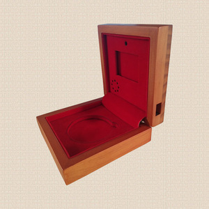 Caja de madera maciza para monedas conmemorativas, rectangular, 0,9 cm, caja de regalo hecha a mano para almacenamiento de medallas, insignias y barras de plata - Product Image 3