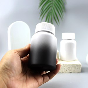 Conteneur de médicament dégradé givré personnalisé de 160ml bouteille de stockage de comprimés de vitamine de médicament sur ordonnance avec bouchon étanche - Product Image 4
