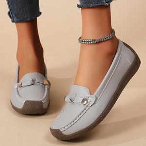 <span class=keywords><strong>Scarpe</strong></span> basse estive taglie forti da <span class=keywords><strong>donna</strong></span> transfrontaliere nuove mocassini in Sole morbido leggero stile Casual in Mesh da mamma - Product Image 3