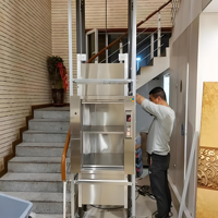 Fast Food Restoranları için Kompakt Ticari Dumbwaiter Mini Asansör