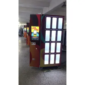 Food and drinks self service vending machine 19 inches touch screen spiral tray cooling system smart Vendlife vending machine fo