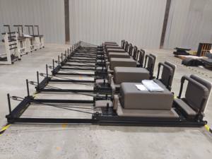 เครื่องออกกำลังกายแบบพกพาอเนกประสงค์รุ่นใหม่สำหรับใช้ในบ้าน  แบบดึงออกได้ ทำจากอะลูมิเนียม สำหรับพิลาทิส รีฟอร์เมอร์ - Product Image 6