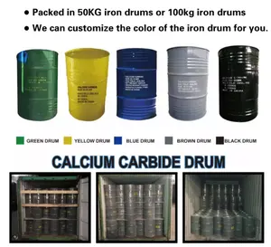 Industri Calcium Carbide Pabrik Kuantitas Tinggi 50-80Mm Calcium Carbide