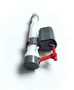 元朗24cm節水型モダンデザインプラスチック製トイレタンク、手動式フラッシュバルブ付き、浴室用 - Product Image 3