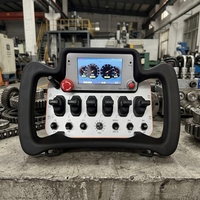 Télécommande sans fil hydraulique, contrôleur radio LCD étanche IP pour pompe à béton et équipement de grue mobile
