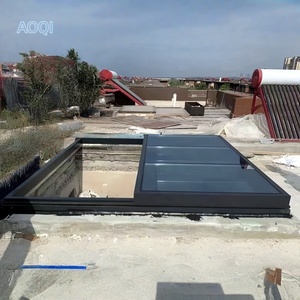 <span class=keywords><strong>Escamotable</strong></span> de toit électrique moderne en alliage d'aluminium à double vitrage Safetyaccess avec fonction antivol pour villa - Product Image 5