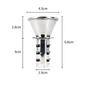 أوانٍ للمطبخ عصارة محمولة للضغط اليدوي عصارة ليمون برتقال ليمون عصير ليمون يدوي من الفولاذ المقاوم للصدأ - Product Image 6
