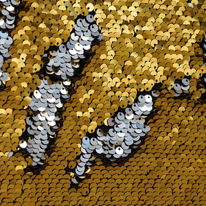 세련된 뒤집을 수있는 스팽글 메쉬 스팽글 스팽글이있는 파티 드레스를위한 메쉬 원단 - Product Image 3