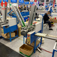 Machine automatique à grande vitesse à double broche, commande PLC, coupe de fil chauffant, enroulement de bobine de fil